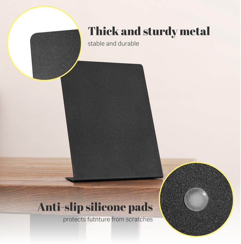 Toros.Store Metal Chalkboard Sign 6 x 8 inches - Food Signs for Party Buffet, Mini Chalkboard Sign, Food Display Card, Kitchen Tabletop Chalkboards, Small Standing Menu Boards for Wedding - Image 4